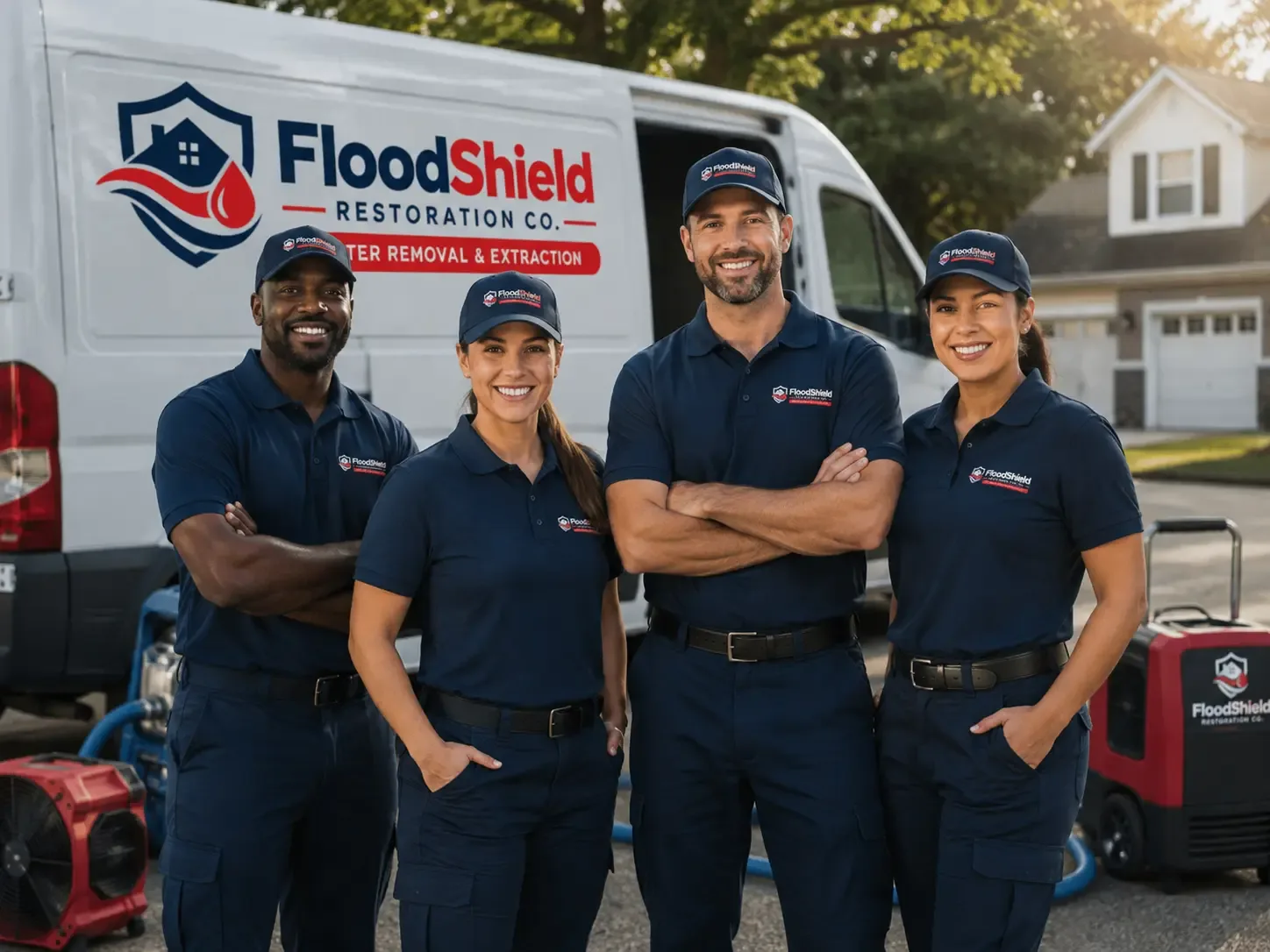 Flood Damage Restoration company in Bellefontaine, OH